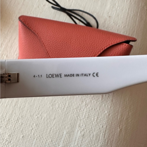 Loewe Paula's Ibiza Original Rectangular Sunglasses - White/Silver - Picture 5 of 10